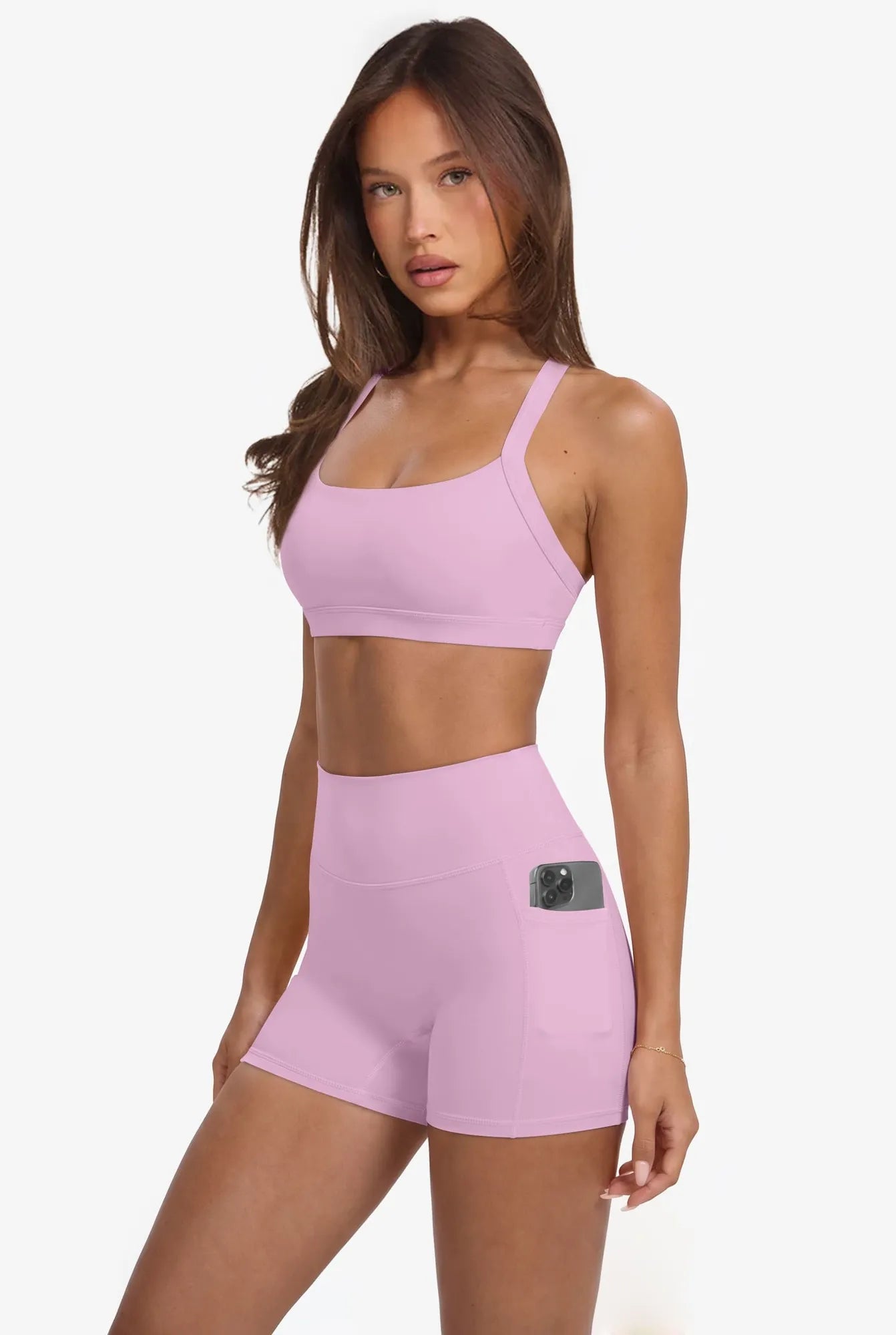 Padded Sports Bra 2 Piece Workout Sets-SUUKSESS-SUUKSESS