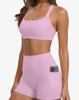 Padded Sports Bra 2 Piece Workout Sets-SUUKSESS-SUUKSESS