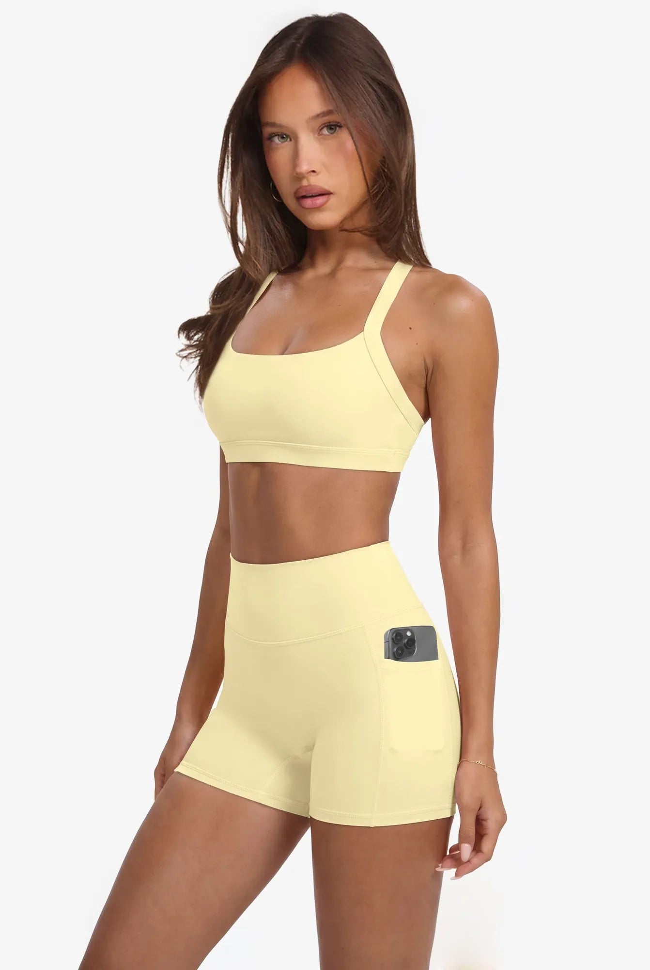 Padded Sports Bra 2 Piece Workout Sets-SUUKSESS-SUUKSESS