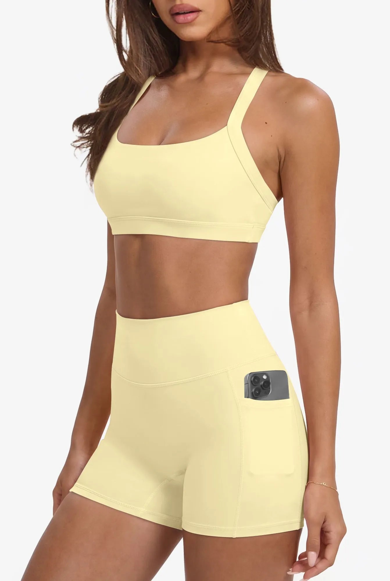 Padded Sports Bra 2 Piece Workout Sets-SUUKSESS-SUUKSESS