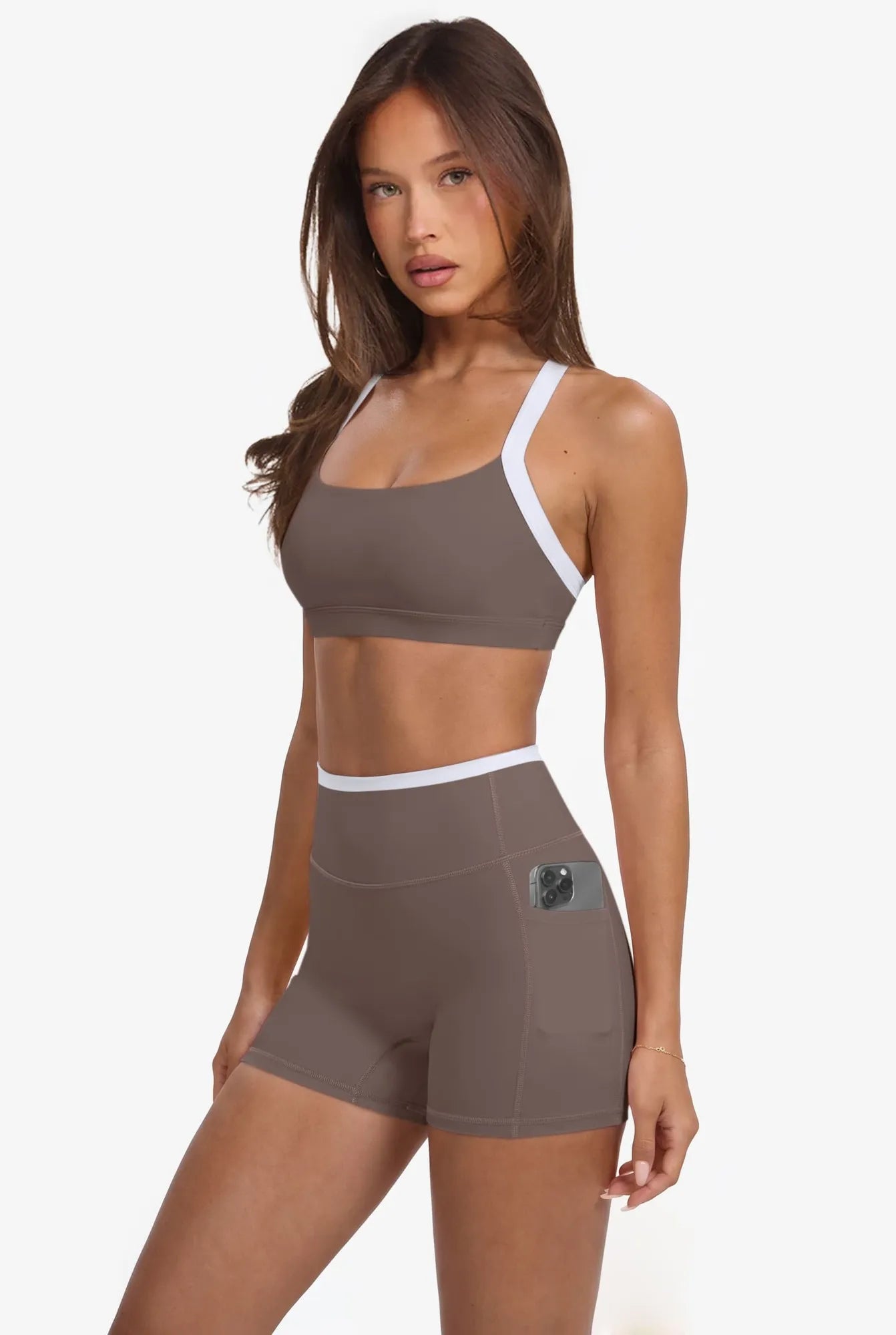 Padded Sports Bra 2 Piece Workout Sets-SUUKSESS-SUUKSESS