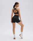 Backless Bra Yoga Crop Workout Set-SUUKSESS-SUUKSESS