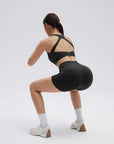 Backless Bra Yoga Crop Workout Set-SUUKSESS-SUUKSESS