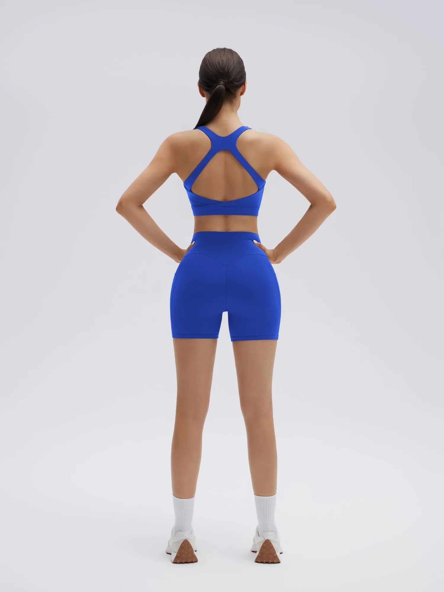 Backless Bra Yoga Crop Workout Set-SUUKSESS-SUUKSESS