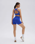 Backless Bra Yoga Crop Workout Set-SUUKSESS-SUUKSESS