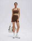 Backless Bra Yoga Crop Workout Set-SUUKSESS-SUUKSESS