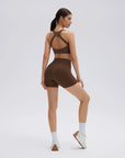 Backless Bra Yoga Crop Workout Set-SUUKSESS-SUUKSESS