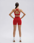 Backless Bra Yoga Crop Workout Set-SUUKSESS-SUUKSESS