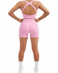 Backless Bra Yoga Crop Workout Set-SUUKSESS-SUUKSESS