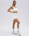 Backless Bra Yoga Crop Workout Set-SUUKSESS-SUUKSESS