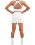 Backless Bra Yoga Crop Workout Set-SUUKSESS-SUUKSESS