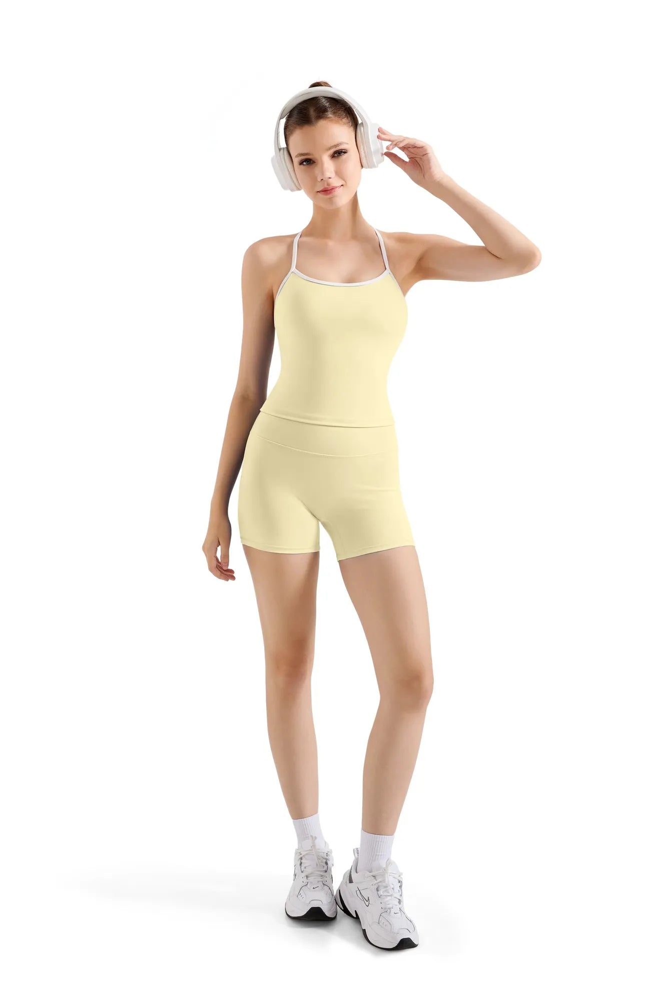 Halter Tank Top Workout Set