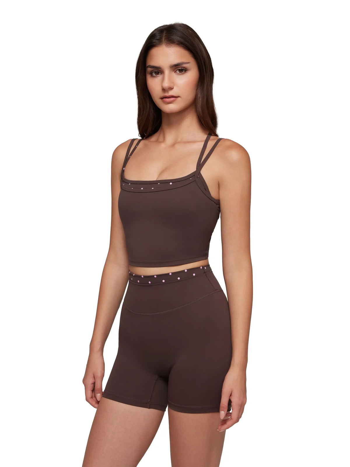 Padded Sports Bra Layered Workout Sets