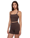 Padded Sports Bra Layered Workout Sets