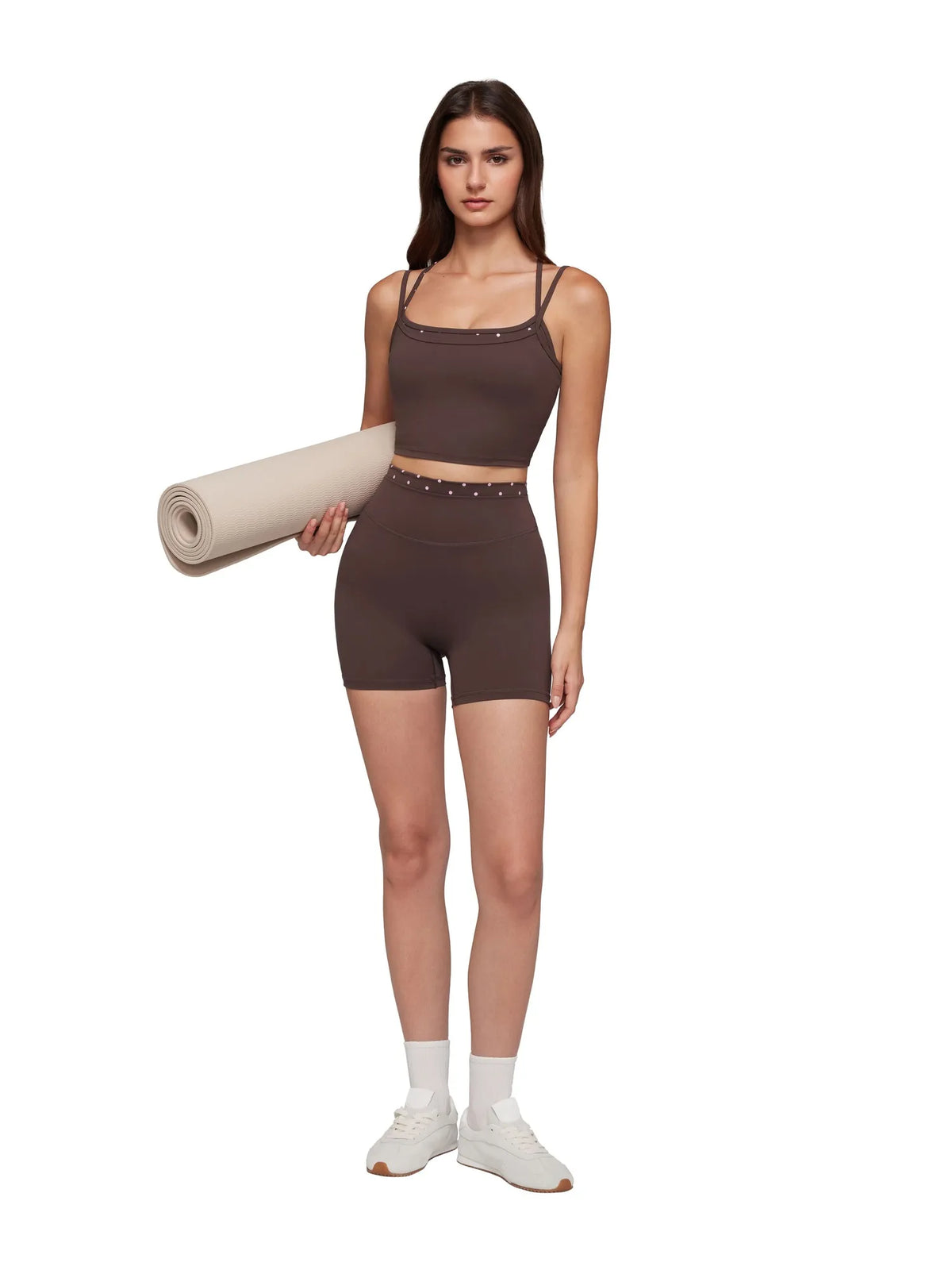 Padded Sports Bra Layered Workout Sets