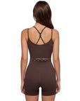 Padded Sports Bra Layered Workout Sets