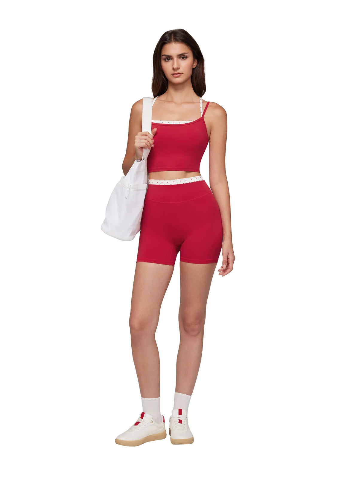 Padded Sports Bra Layered Workout Sets