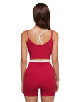 Padded Sports Bra Layered Workout Sets