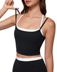Padded Sports Bra Layered Workout Sets