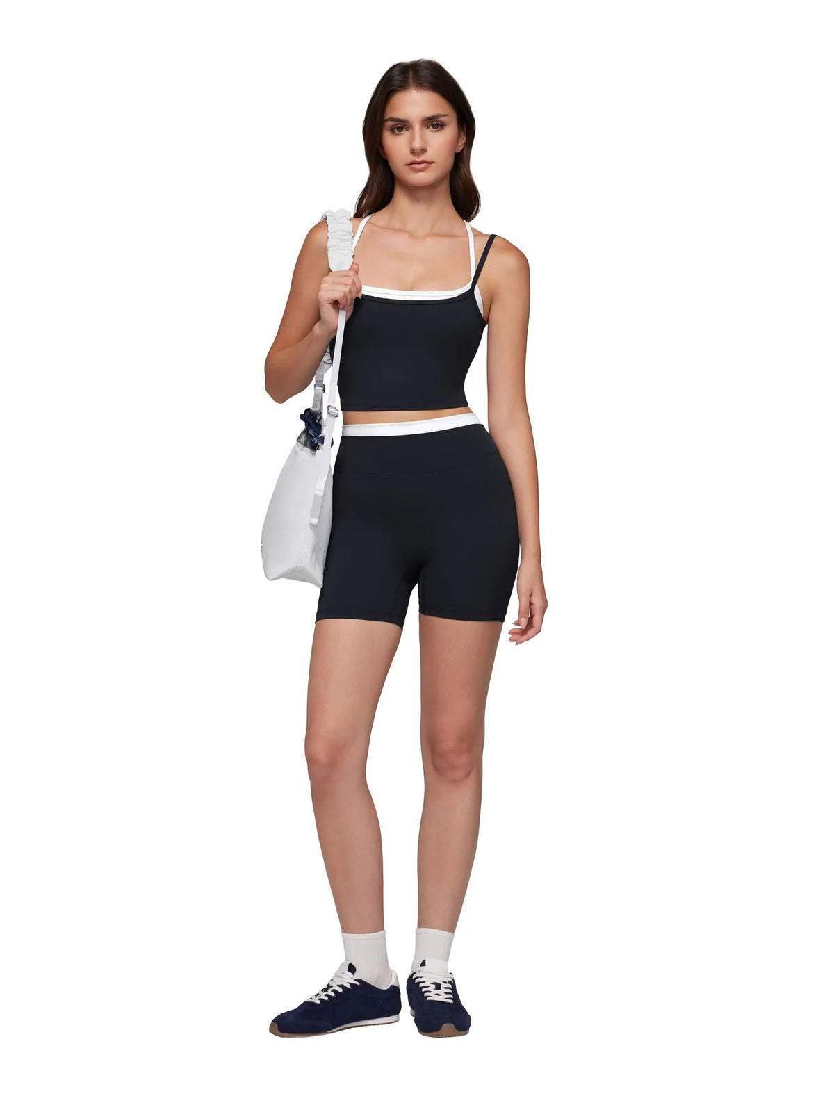 Padded Sports Bra Layered Workout Sets