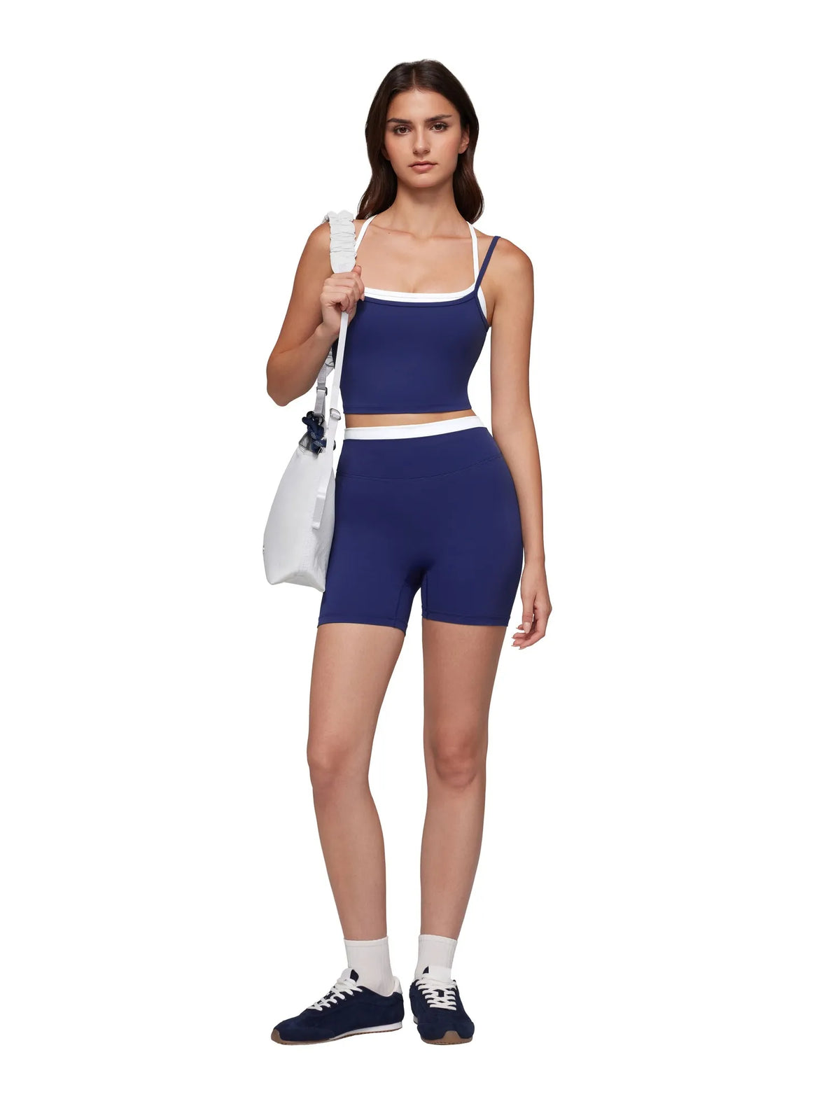 Padded Sports Bra Layered Workout Sets