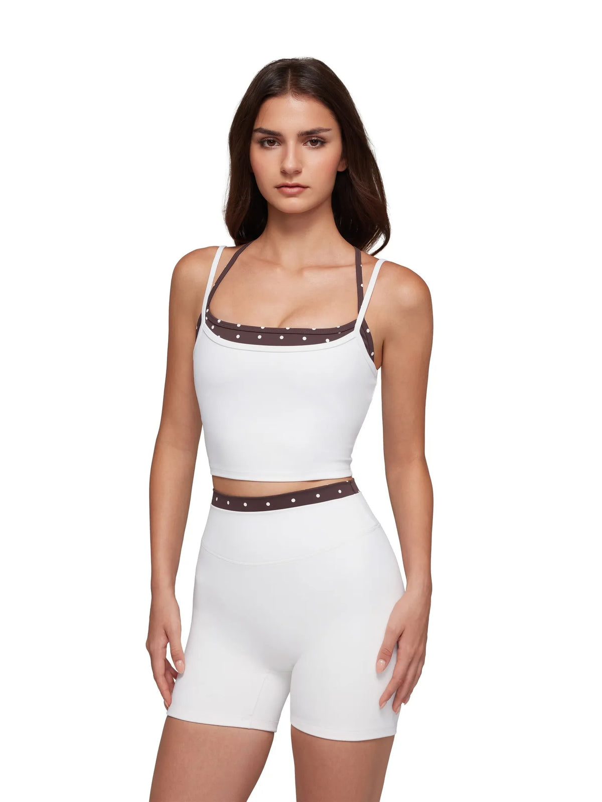 Padded Sports Bra Layered Workout Sets