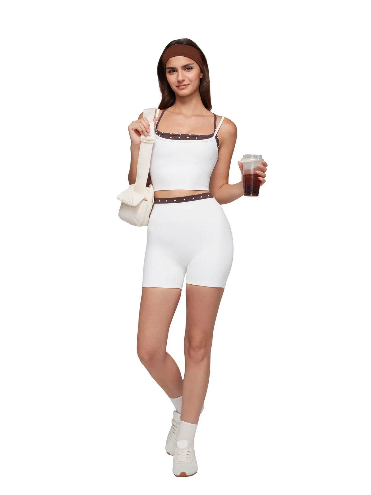 Padded Sports Bra Layered Workout Sets