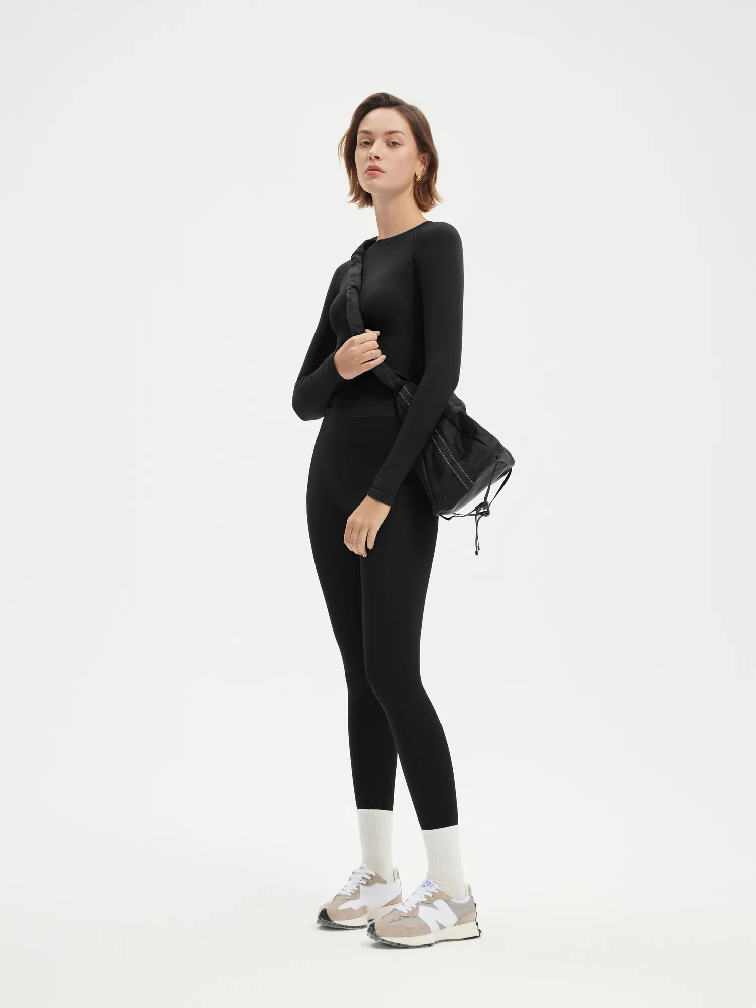 SUUKSESS Women Seamless Workout Long Sleeve Shirts Gym Athletic Running Yoga Tops-SUUKSESS-SUUKSESS