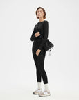 SUUKSESS Women Seamless Workout Long Sleeve Shirts Gym Athletic Running Yoga Tops-SUUKSESS-SUUKSESS