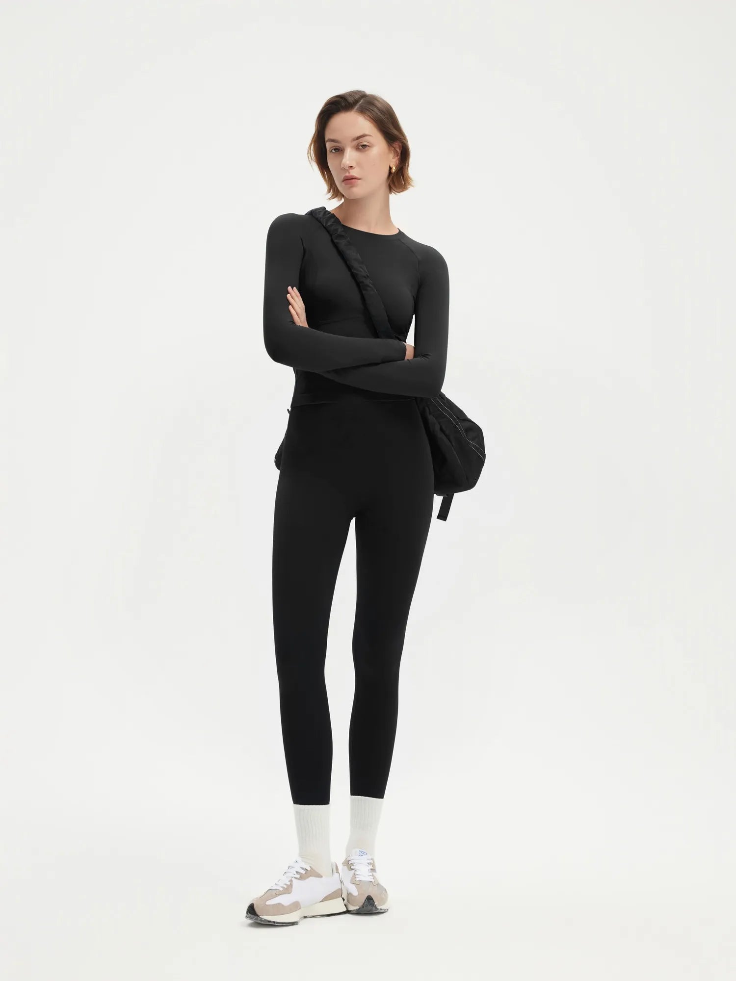 SUUKSESS Women Seamless Workout Long Sleeve Shirts Gym Athletic Running Yoga Tops-SUUKSESS-SUUKSESS