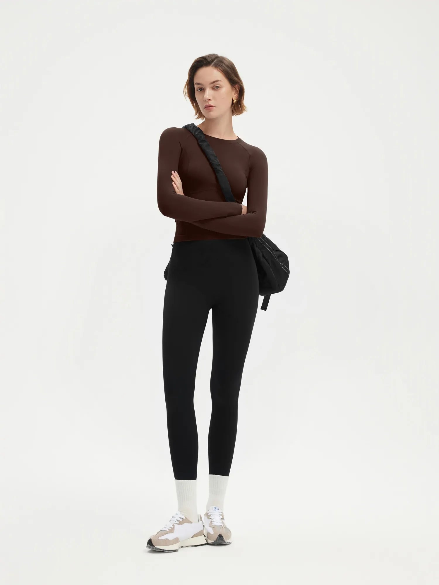 SUUKSESS Women Seamless Workout Long Sleeve Shirts Gym Athletic Running Yoga Tops-SUUKSESS-SUUKSESS