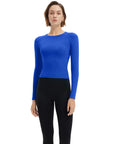 SUUKSESS Women Seamless Workout Long Sleeve Shirts Gym Athletic Running Yoga Tops-SUUKSESS-SUUKSESS