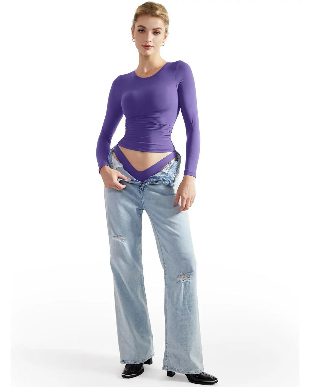 Buttery Soft Crew Neck Shirt - Long Sleeve