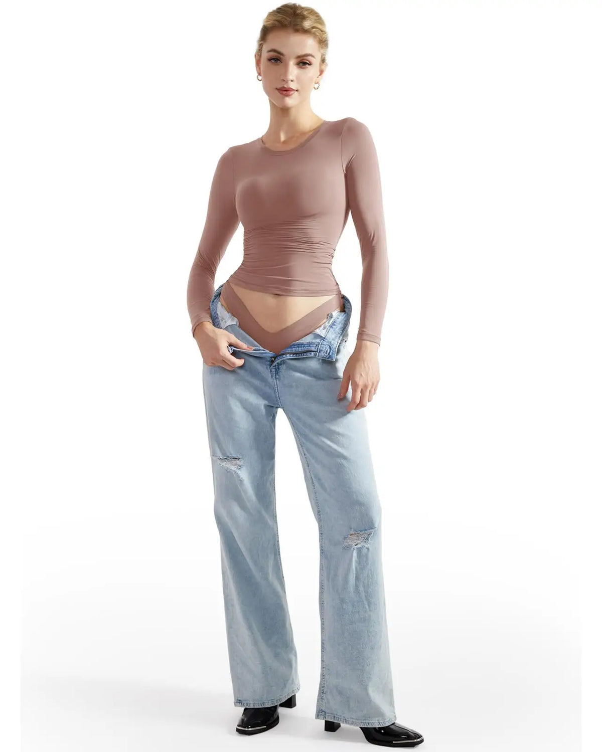 Buttery Soft Crew Neck Shirt - Long Sleeve