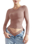 Buttery Soft Crew Neck Shirt - Long Sleeve