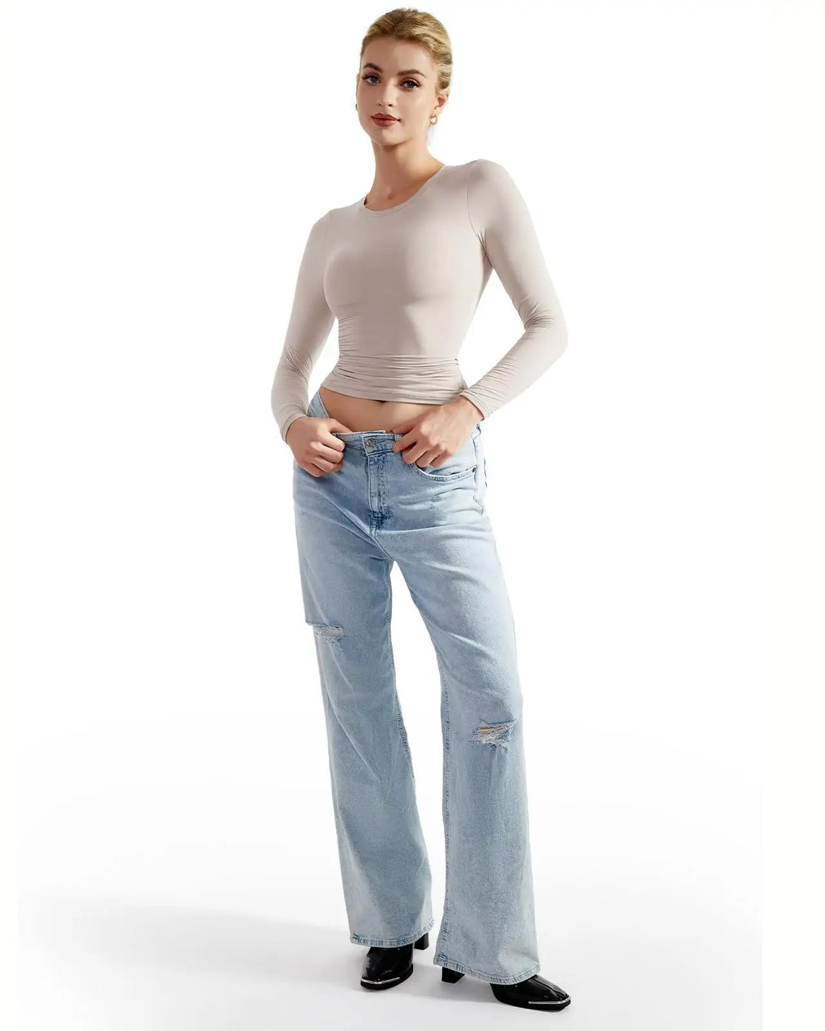 Buttery Soft Crew Neck Shirt - Long Sleeve