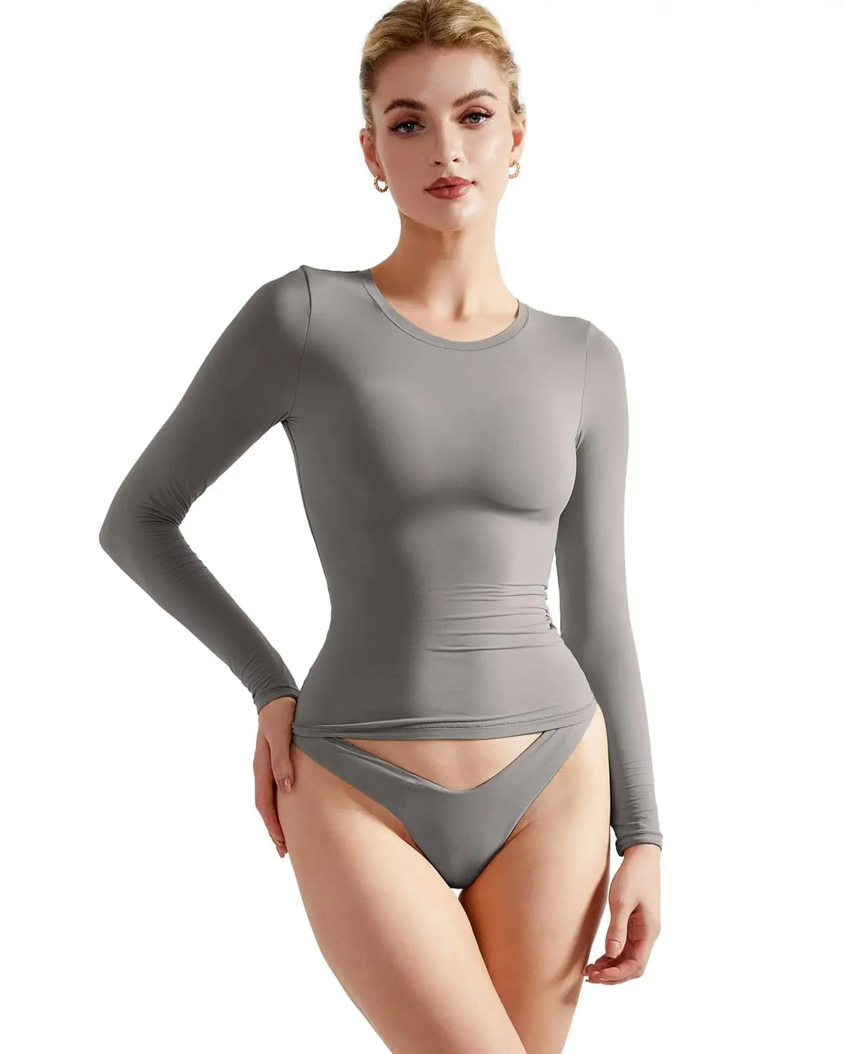 Buttery Soft Crew Neck Shirt - Long Sleeve