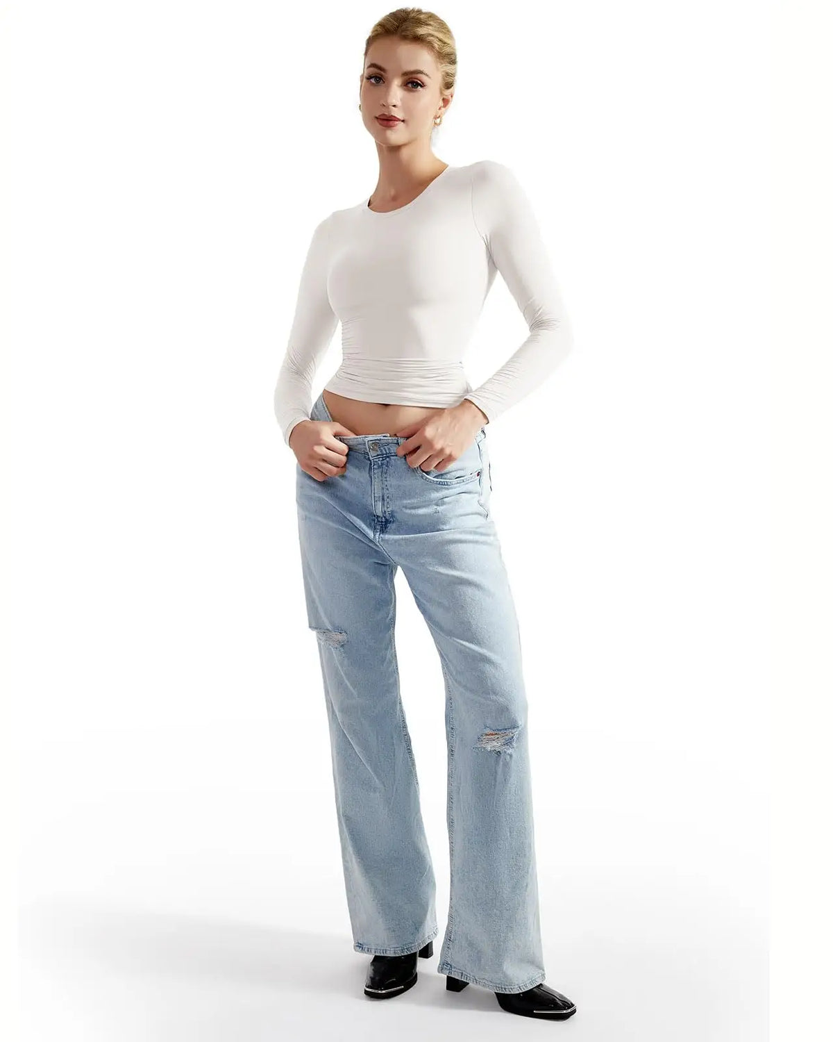 Buttery Soft Crew Neck Shirt - Long Sleeve