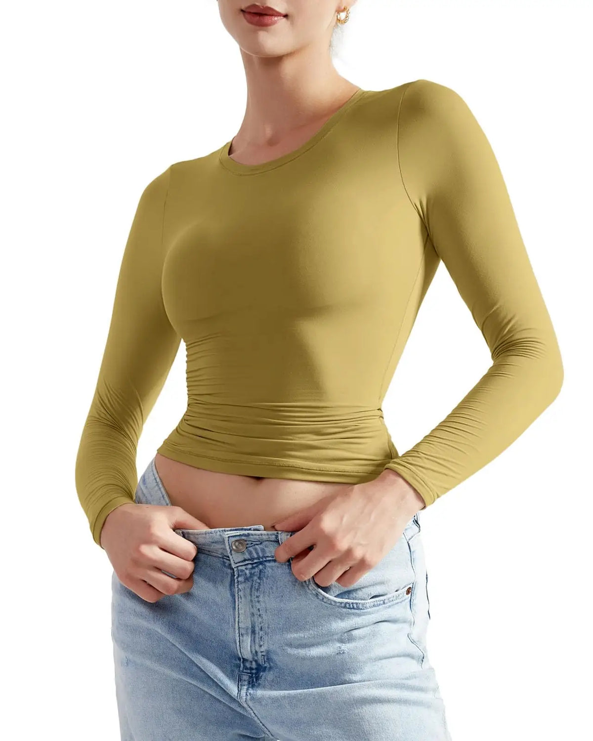 Buttery Soft Crew Neck Shirt - Long Sleeve