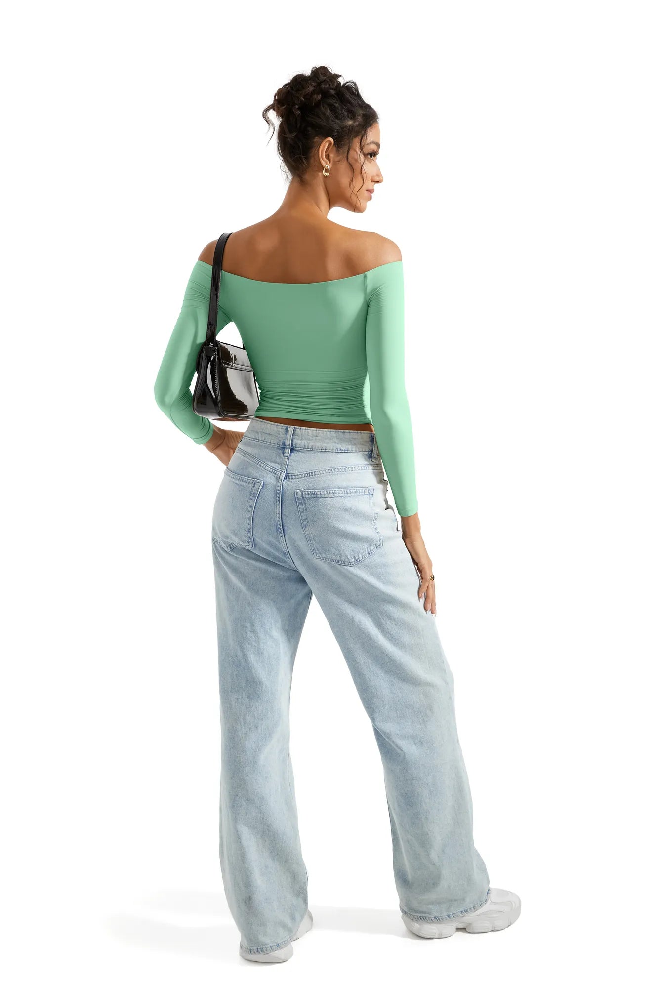 Buttery Soft Off Shoulder Shirt - Long Sleeve-Clothing-SUUKSESS-SUUKSESS