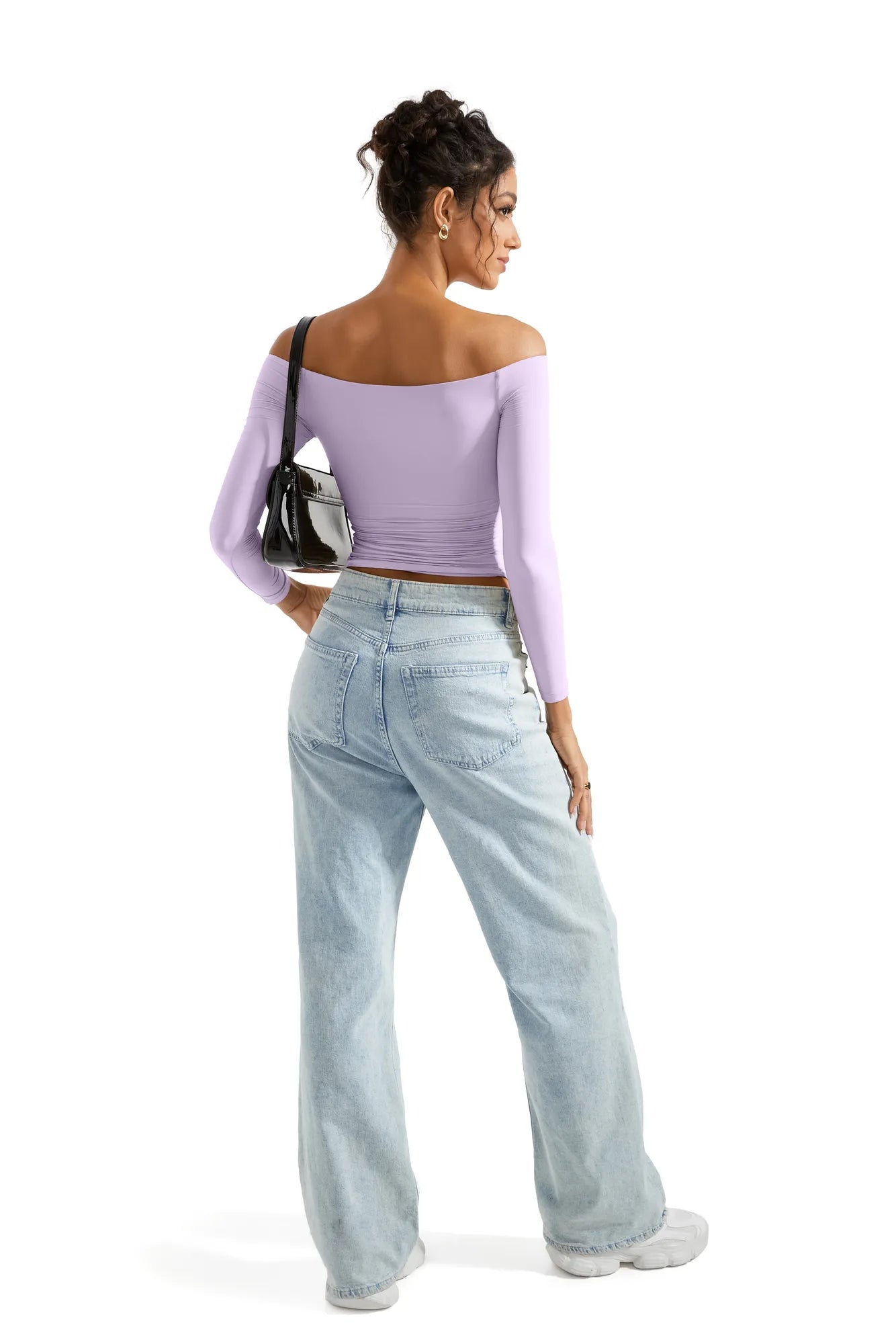 Buttery Soft Off Shoulder Shirt - Long Sleeve-Clothing-SUUKSESS-SUUKSESS