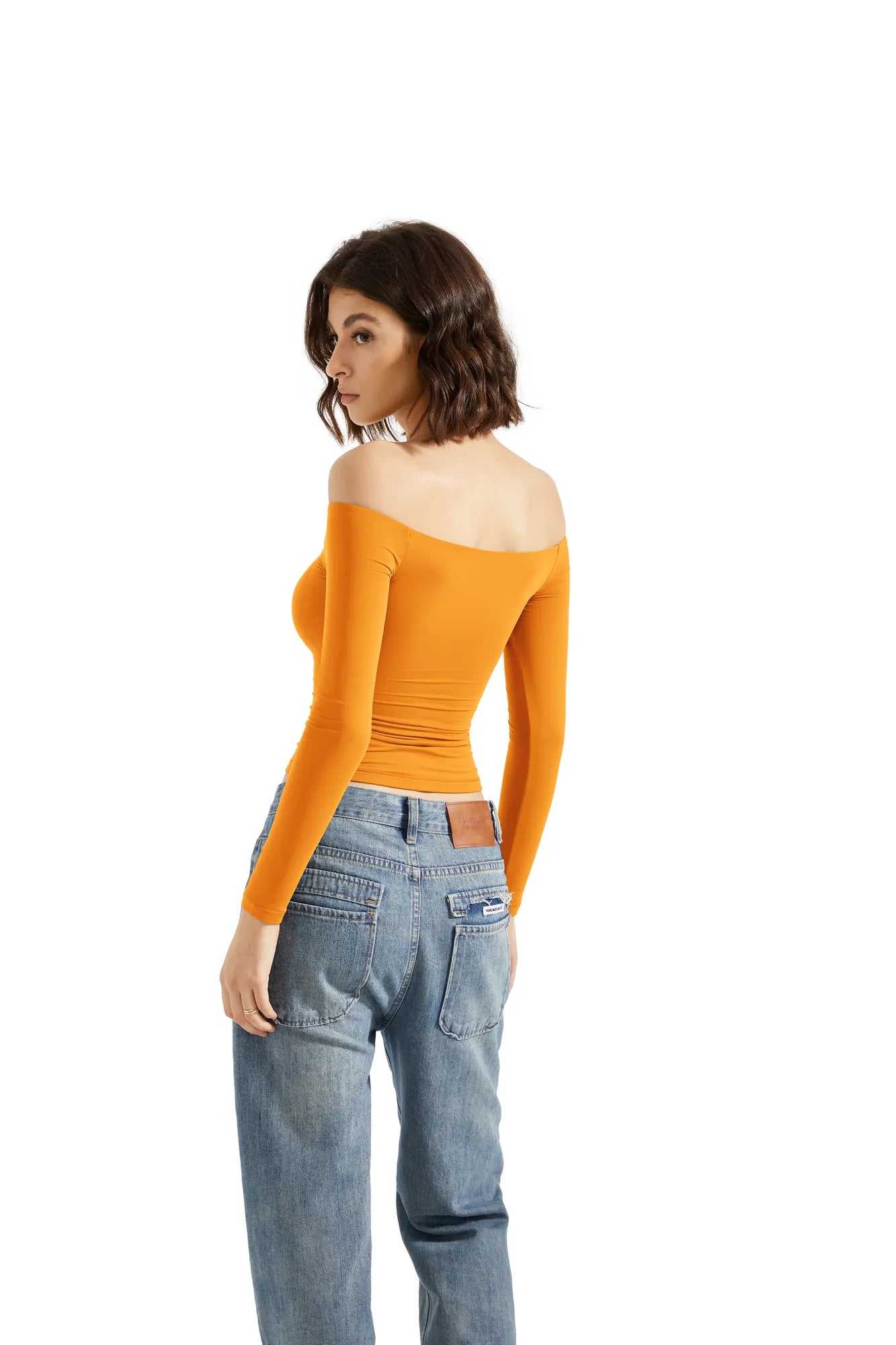 Buttery Soft Off Shoulder Shirt - Long Sleeve-Clothing-SUUKSESS-SUUKSESS