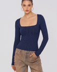 Buttery Soft Square Neck Shirt - Long Sleeve
