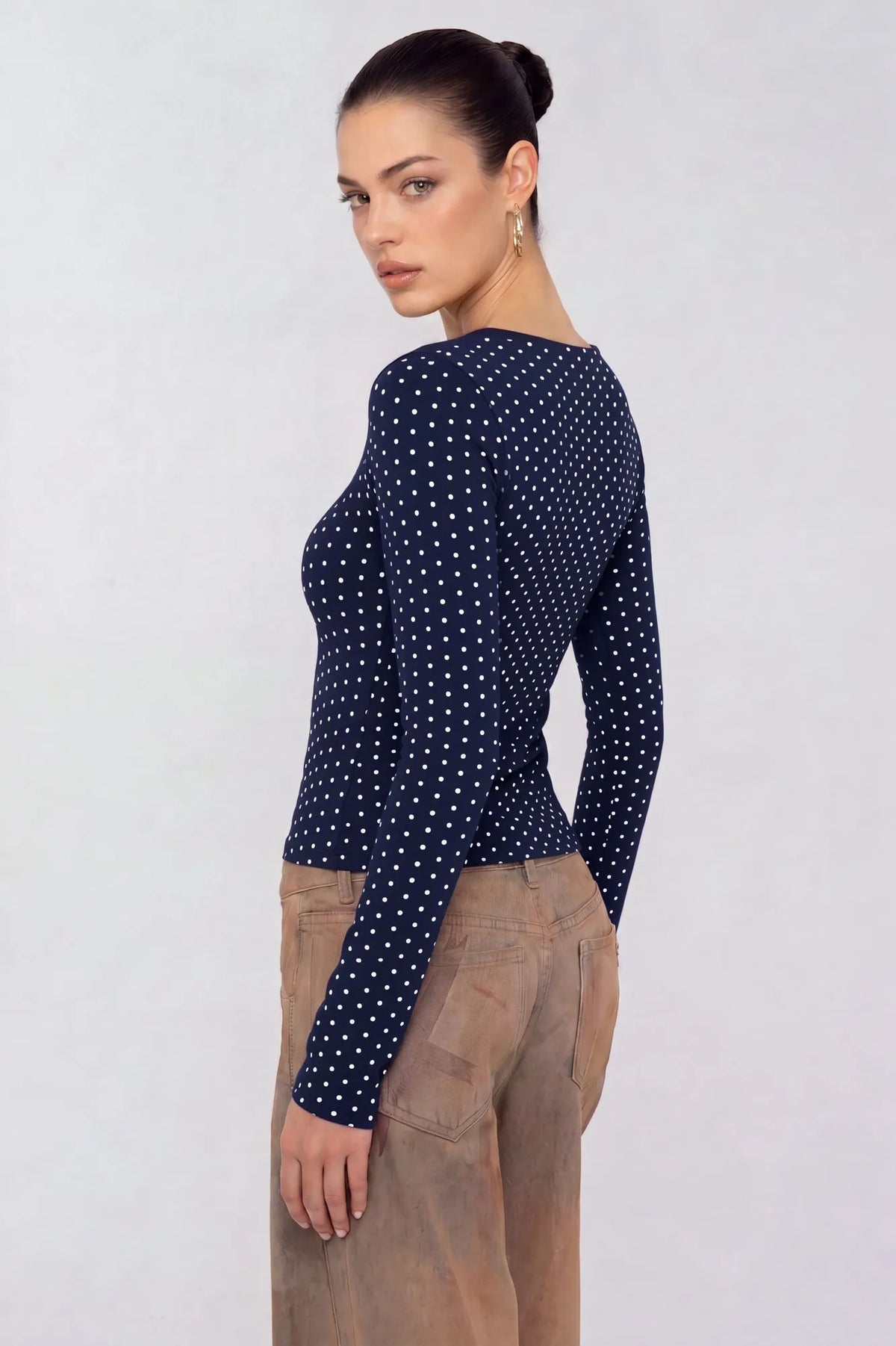 Buttery Soft Square Neck Shirt - Long Sleeve