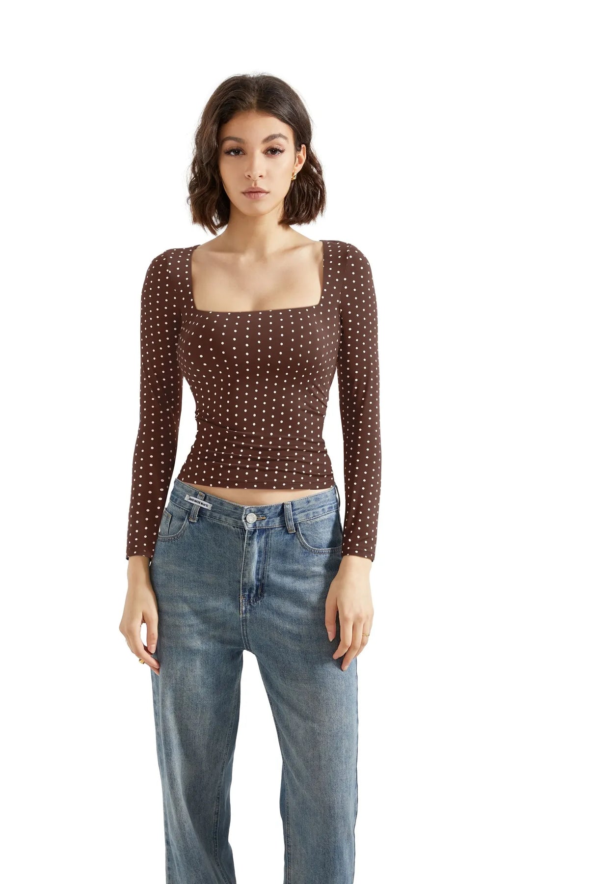 Buttery Soft Square Neck Shirt - Long Sleeve