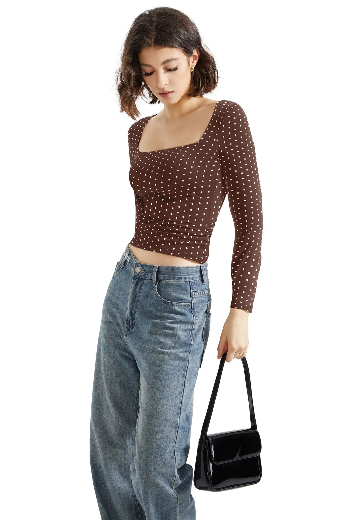 Buttery Soft Square Neck Shirt - Long Sleeve