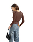 Buttery Soft Square Neck Shirt - Long Sleeve
