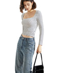 Buttery Soft Square Neck Shirt - Long Sleeve