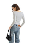 Buttery Soft Square Neck Shirt - Long Sleeve