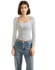 Buttery Soft Square Neck Shirt - Long Sleeve